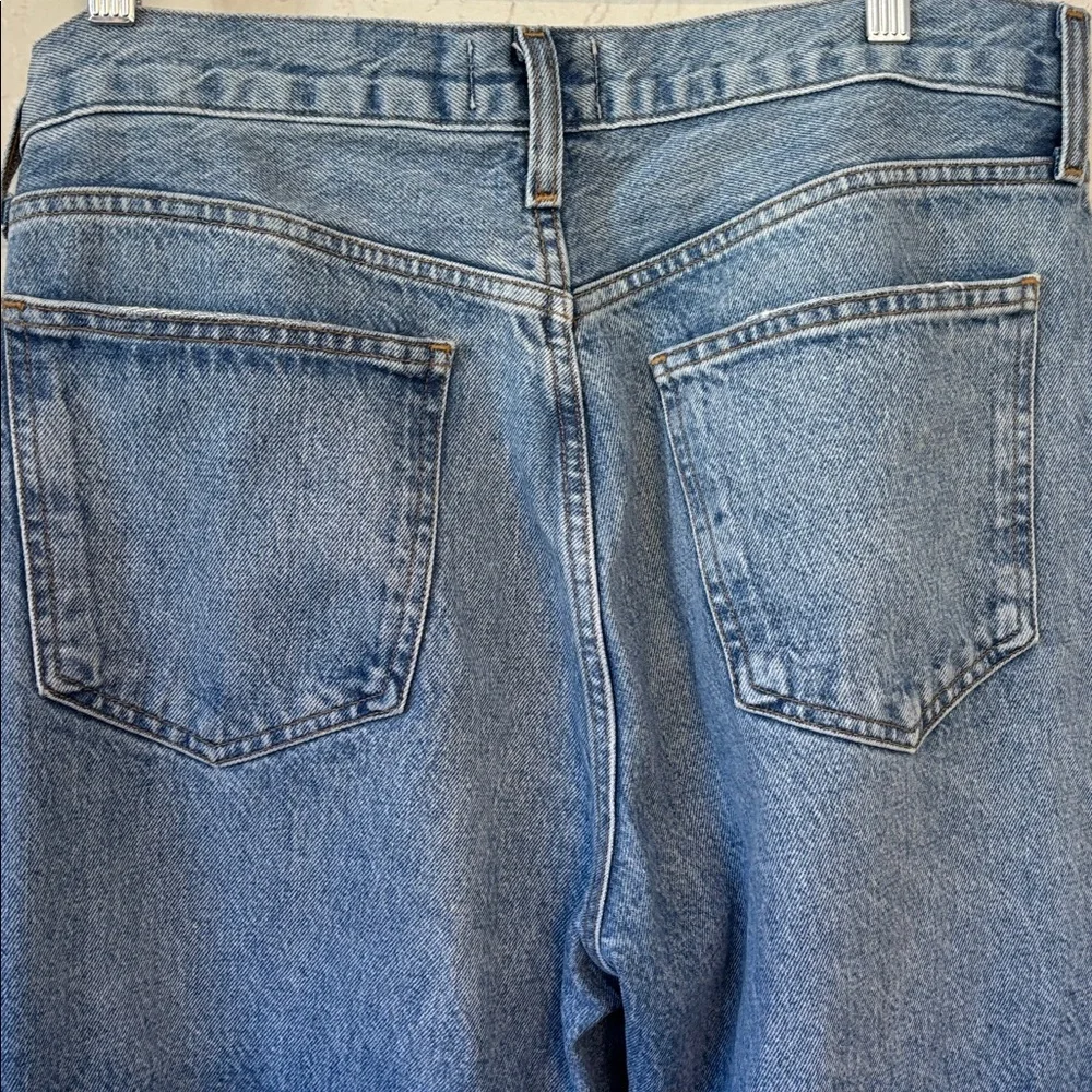 Agolde Women’s WideLeg Baggy Light Blue Wash Denim Jeans 29 - Picture 7 of 9